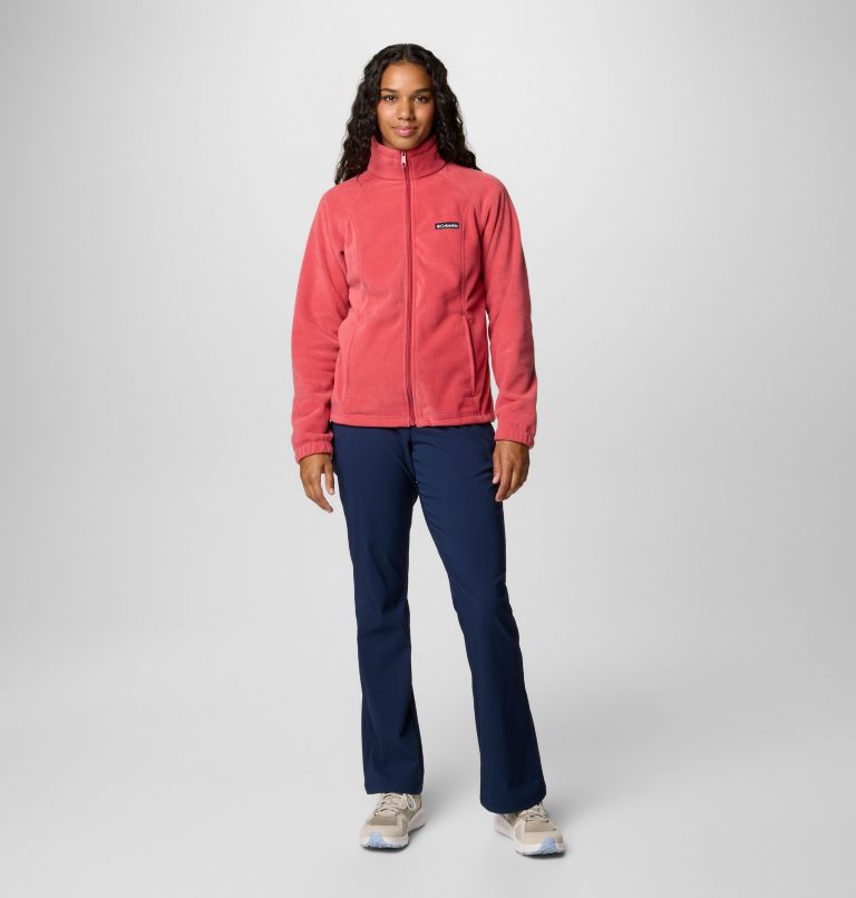 Red Women Columbia Benton Springs™ Full Zip Fleece Jackets | 4980021