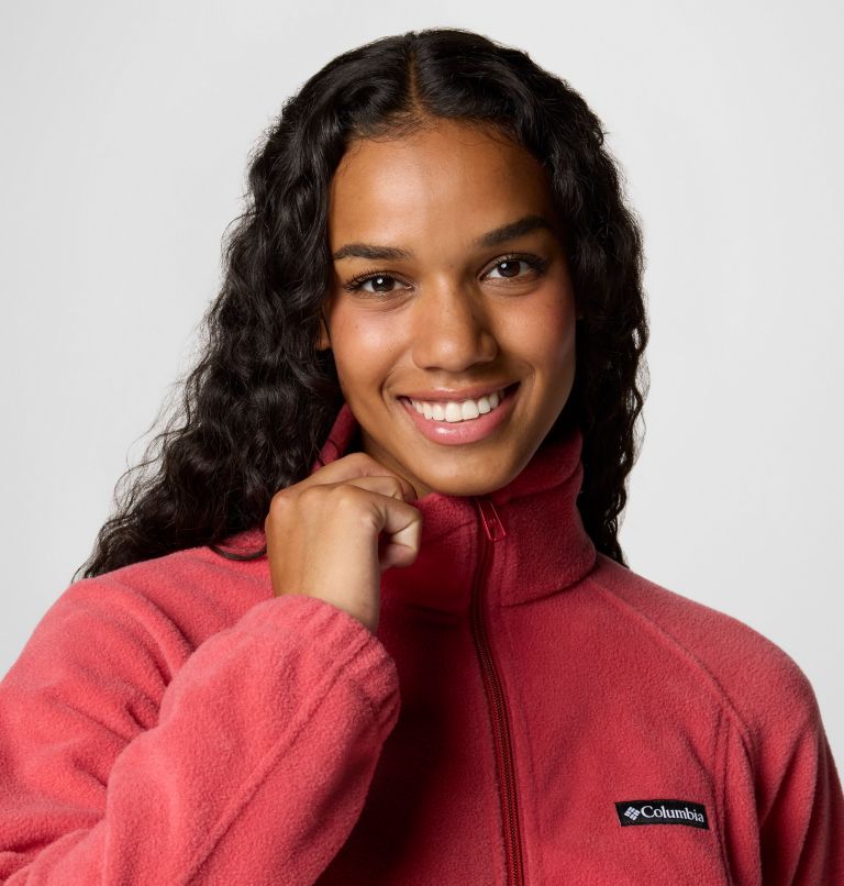 Red Women Columbia Benton Springs™ Full Zip Fleece Jackets | 4980021