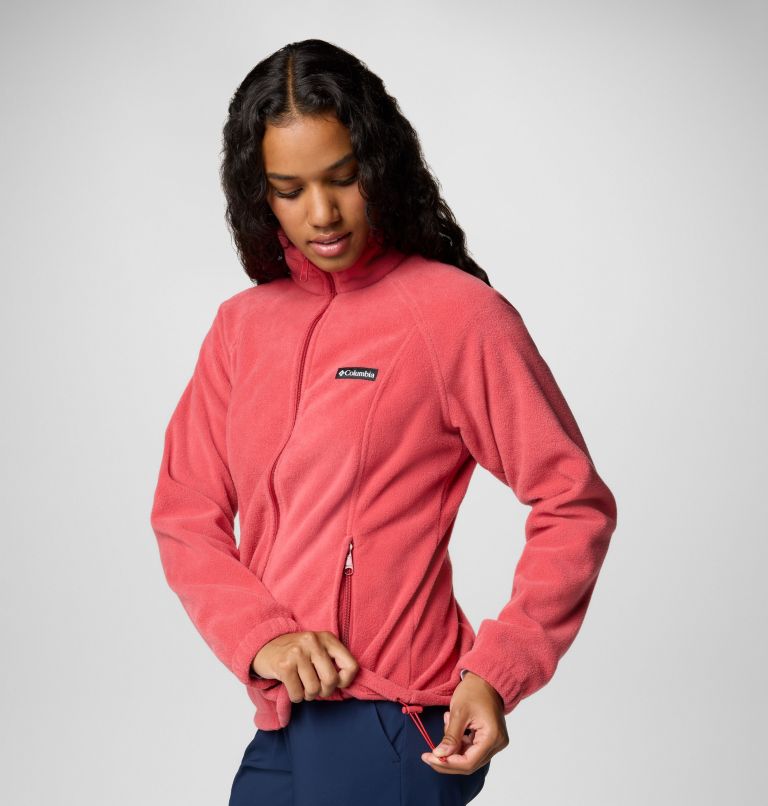 Red Women Columbia Benton Springs™ Full Zip Fleece Jackets | 4980021