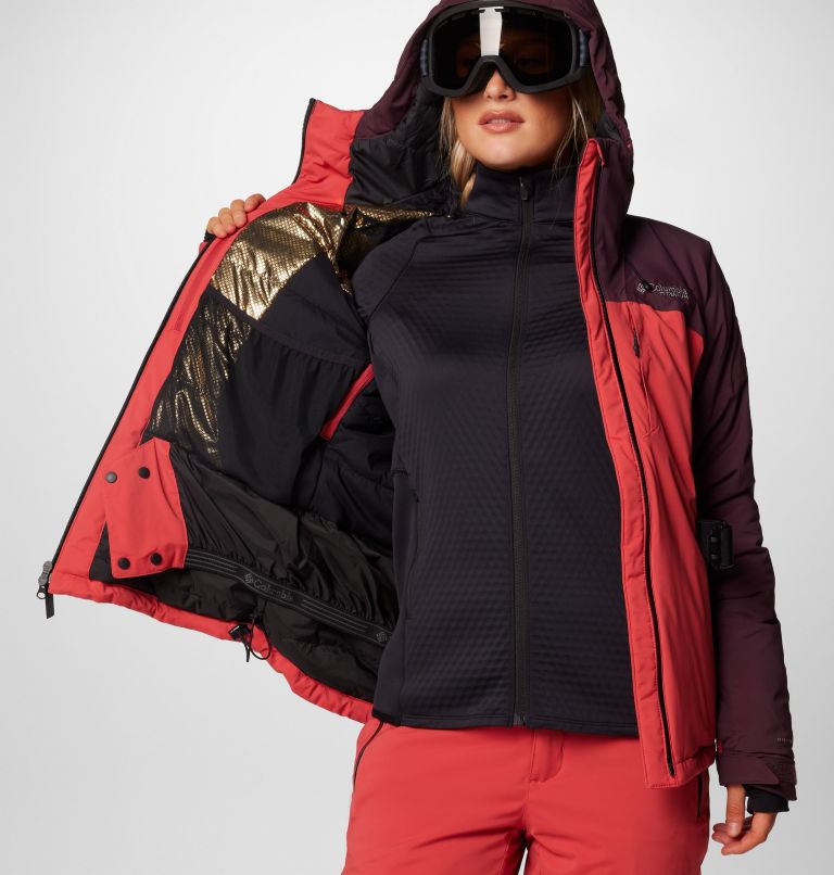 Red Women Columbia Cirque Bowl™ Insulated Waterproof Ski Jackets | 82880386