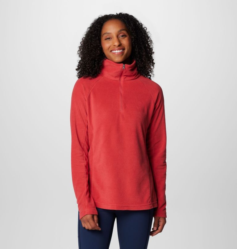 Red Women Columbia Glacial™ IV Half Zip Fleece | 67051373