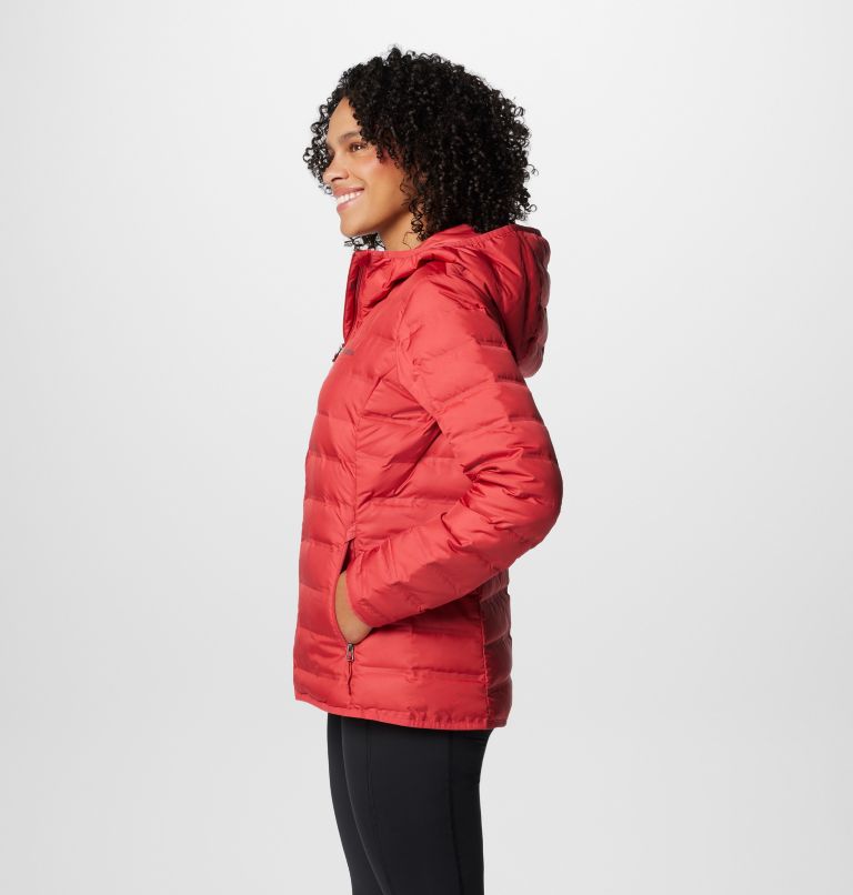 Red Women Columbia Lake 22™ II Down Hooded Puffer Jacket | 68853379