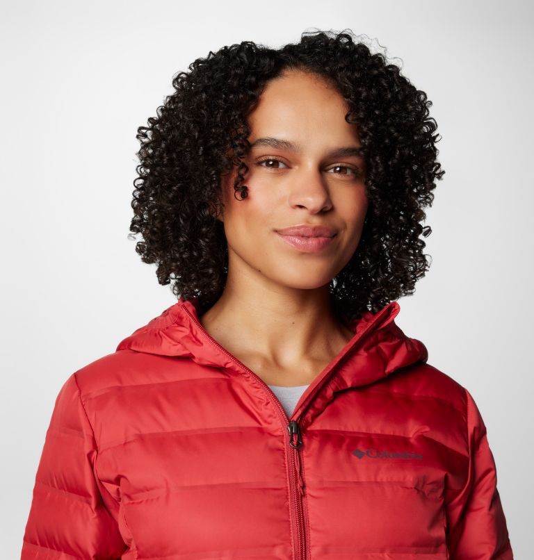 Red Women Columbia Lake 22™ II Down Hooded Puffer Jacket | 68853379