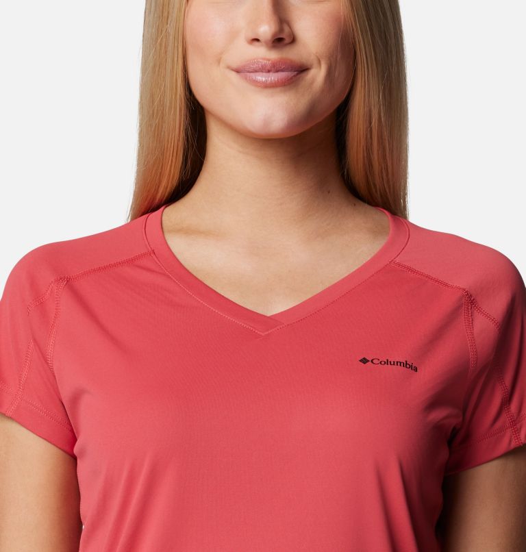 Red Women Columbia Zero Rules™ Technical T Shirts | 51190604