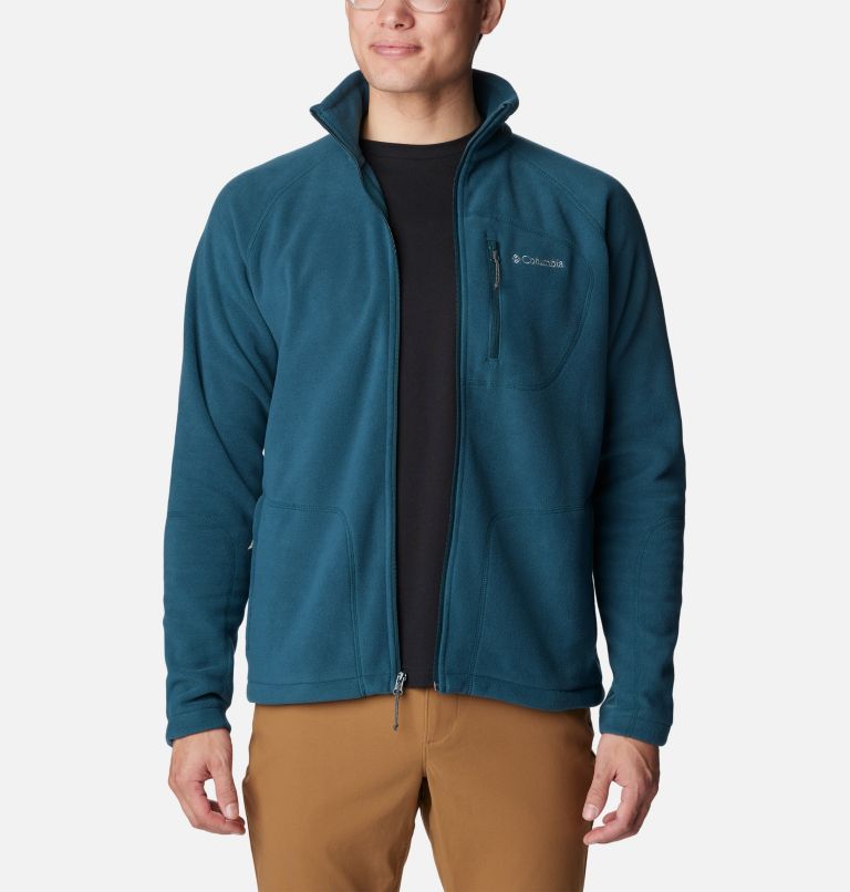 Turquoise Men Columbia Fast Trek™ II Fleece Jackets | 59357976