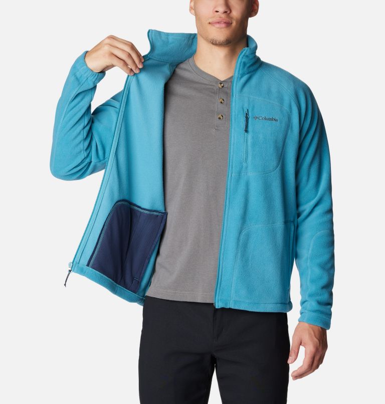 Turquoise Men Columbia Fast Trek™ II Fleece Jackets | 76899706