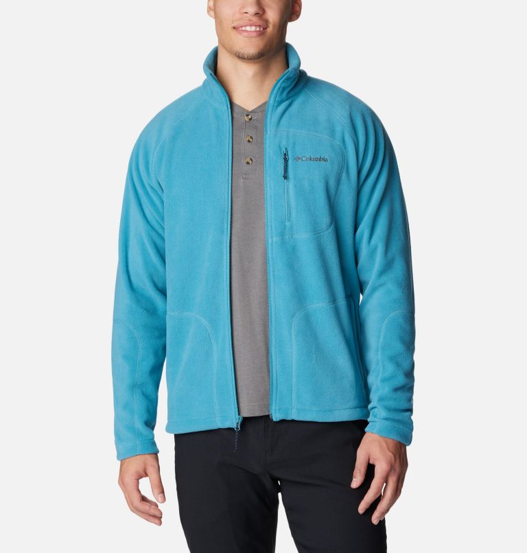 Turquoise Men Columbia Fast Trek™ II Fleece Jackets | 76899706