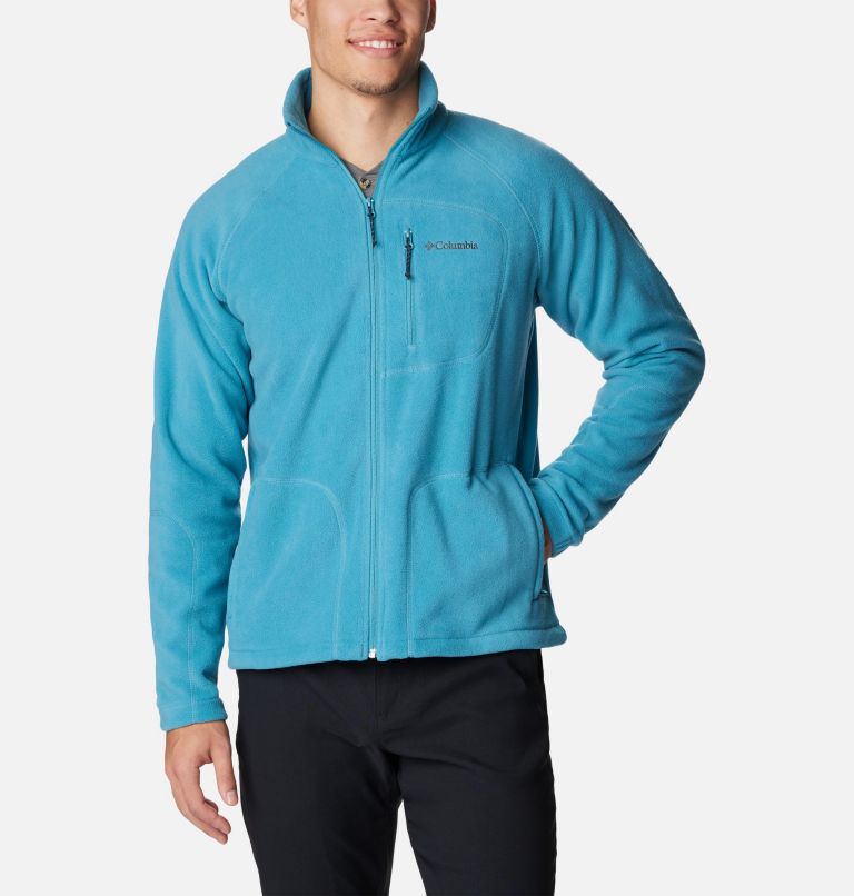 Turquoise Men Columbia Fast Trek™ II Fleece Jackets | 76899706