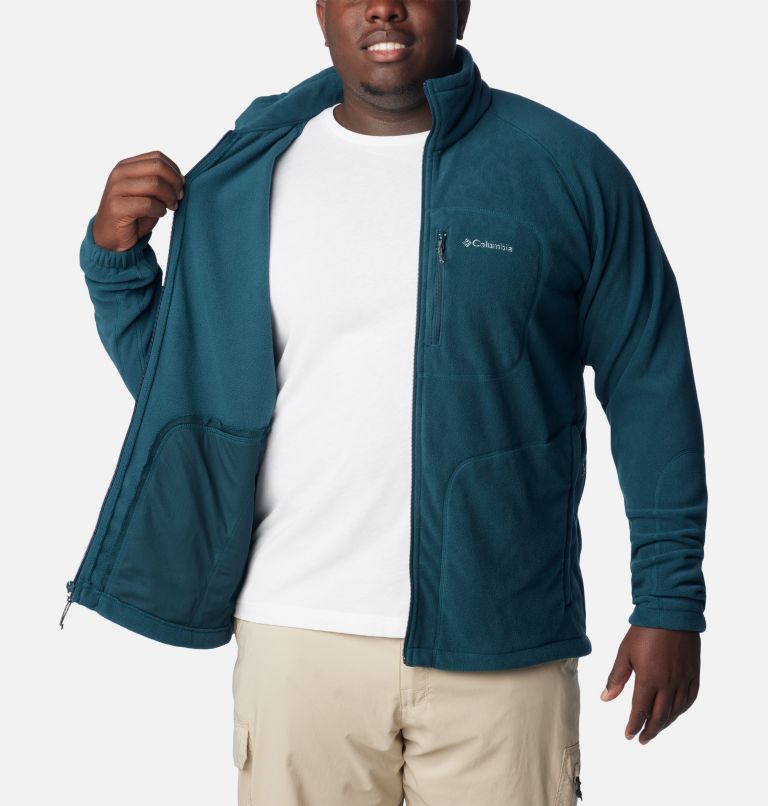 Turquoise Men Columbia Fast Trek™ II Full Zip Extended Size Fleece Jackets | 16367959