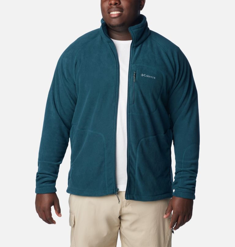 Turquoise Men Columbia Fast Trek™ II Full Zip Extended Size Fleece Jackets | 16367959