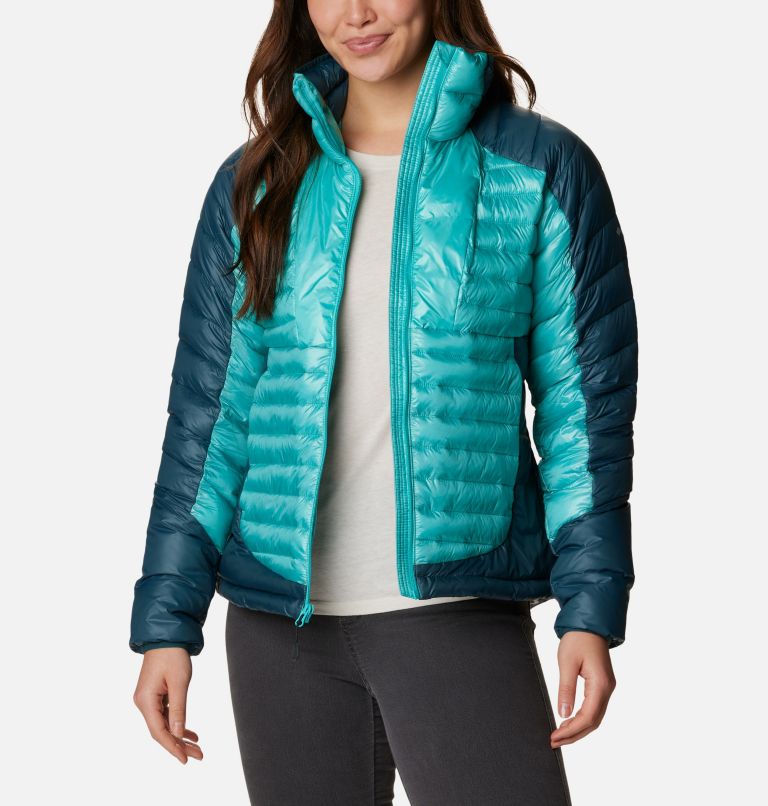 Turquoise Women Columbia Labyrinth Loop™ Synthetic Down Puffer Jacket | 5022877