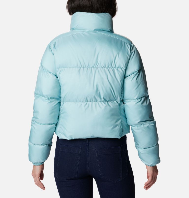 Turquoise Women Columbia Puffect™ Cropped Puffer Jacket | 13180497