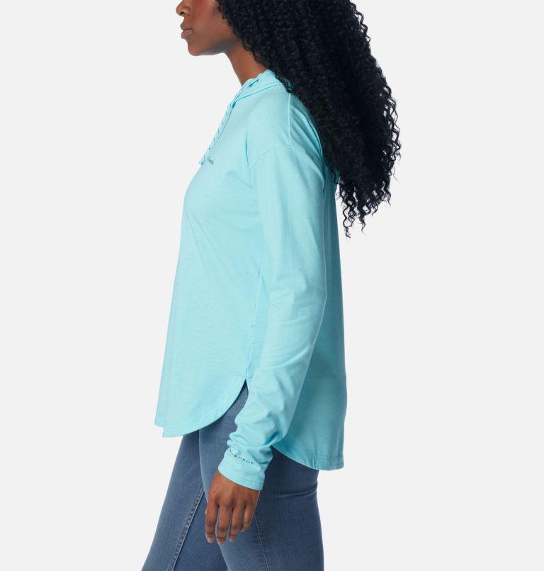 Turquoise Women Columbia Sun Trek™ Hoodie | 27416694