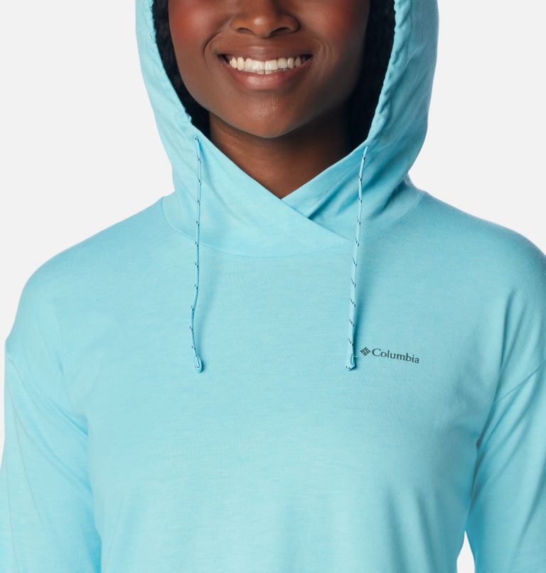 Turquoise Women Columbia Sun Trek™ Hoodie | 27416694