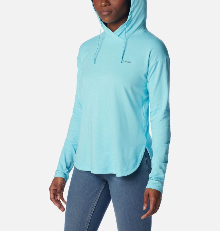 Turquoise Women Columbia Sun Trek™ Hoodie | 27416694