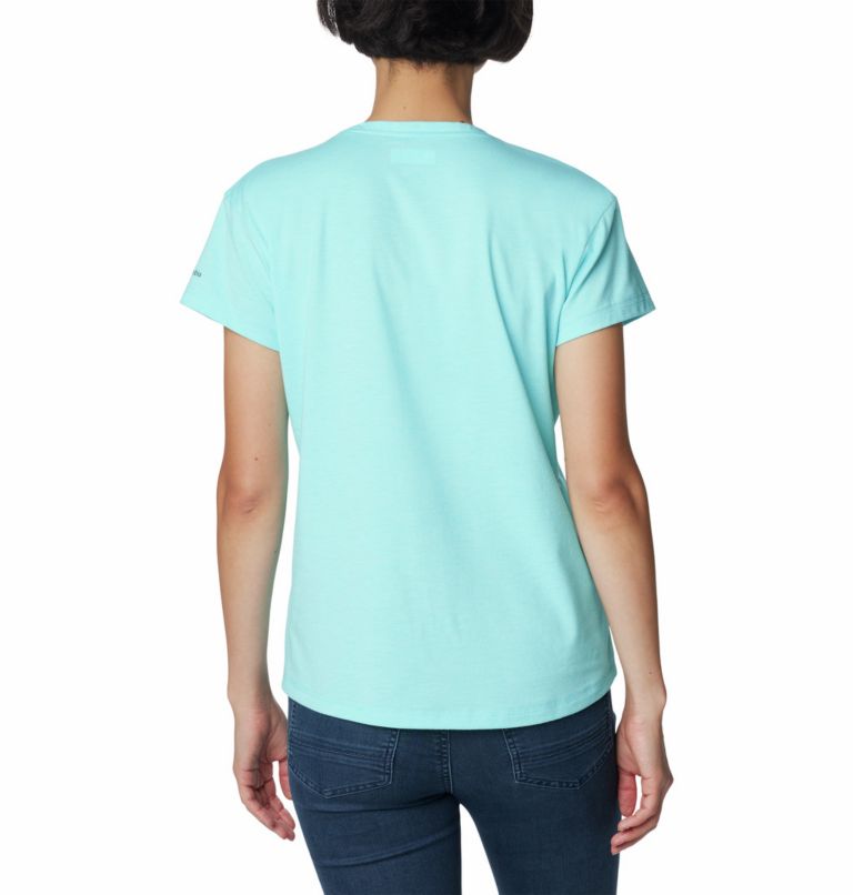 Turquoise Women Columbia Sun Trek™ Technical T Shirts | 48176286