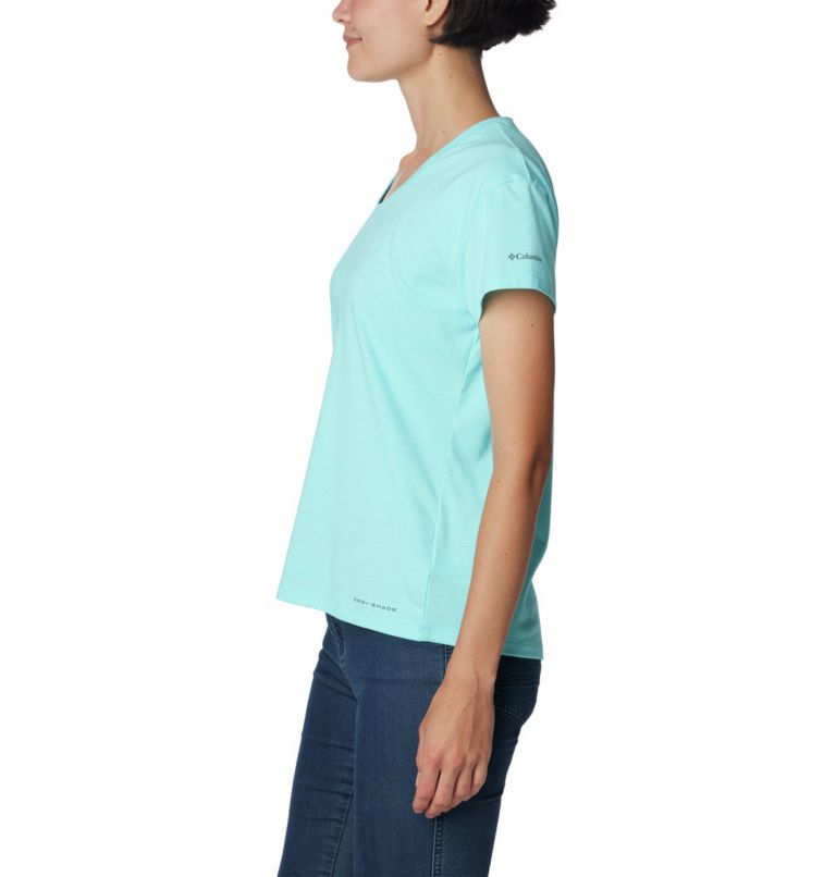 Turquoise Women Columbia Sun Trek™ Technical T Shirts | 48176286