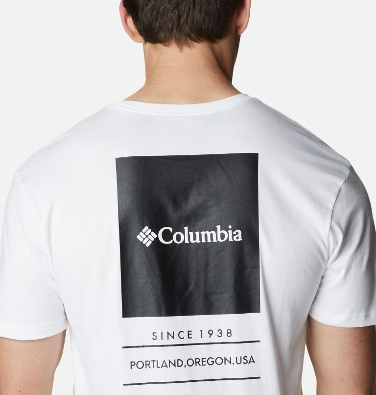 White Men Columbia Barton Springs™ Graphic T Shirts | 51808382