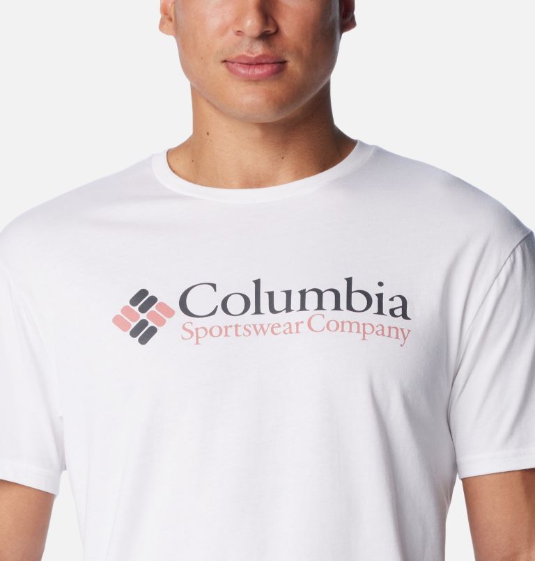 White Men Columbia CSC Basic Logo™ T Shirts | 45503814