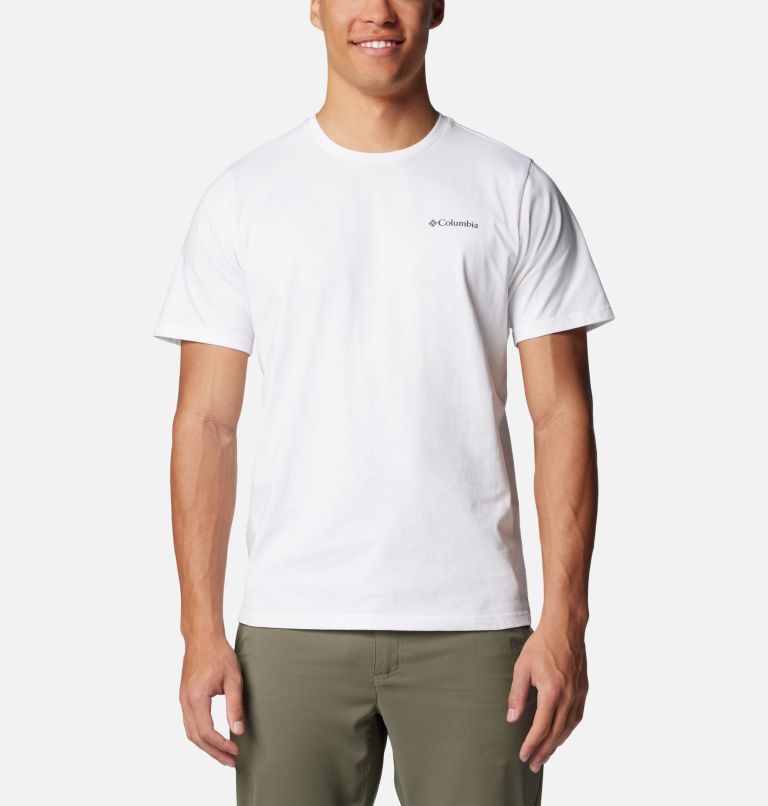 White Men Columbia Explorers Canyon™ Back Graphic T Shirts | 98616942