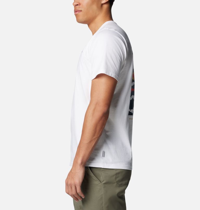 White Men Columbia Explorers Canyon™ Back Graphic T Shirts | 98616942