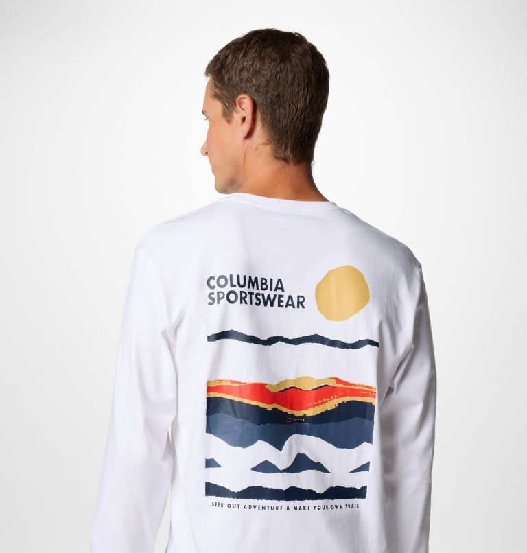 White Men Columbia Explorers Canyon™ Long Sleeve T Shirts | 8732465