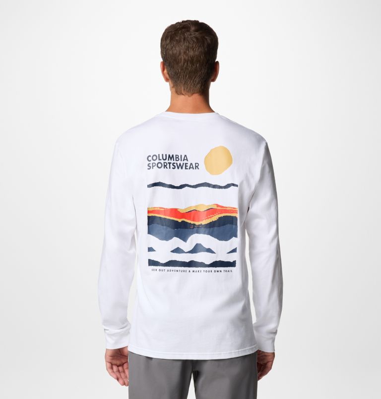 White Men Columbia Explorers Canyon™ Long Sleeve T Shirts | 8732465