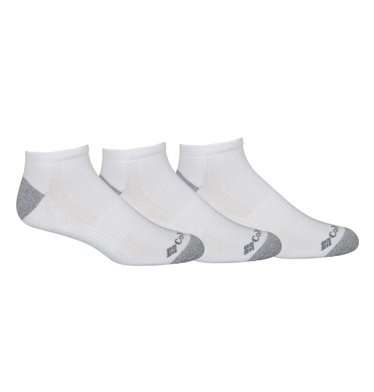 White Men Columbia Half Cushion No-Show - 3 pack Socks | 78157160