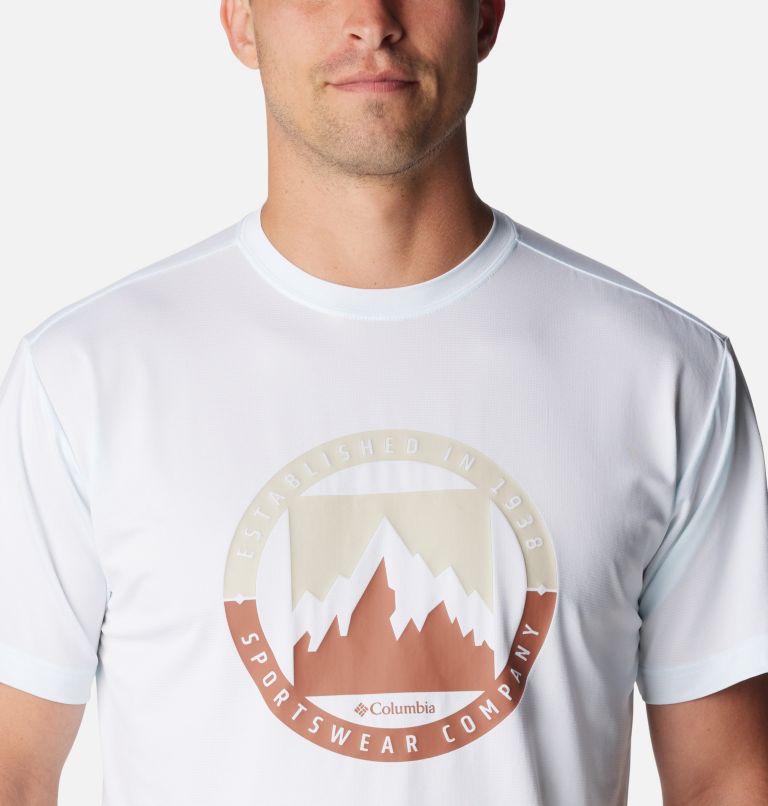 White Men Columbia Ice Lake™ II Technical T Shirts | 74661418