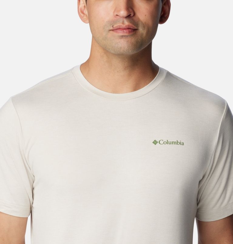 White Men Columbia Kwick Hike™ Technical Graphic T Shirts | 5074460