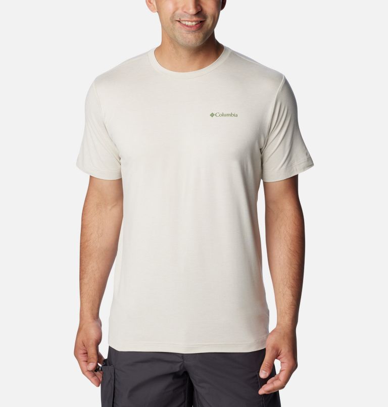 White Men Columbia Kwick Hike™ Technical Graphic T Shirts | 5074460