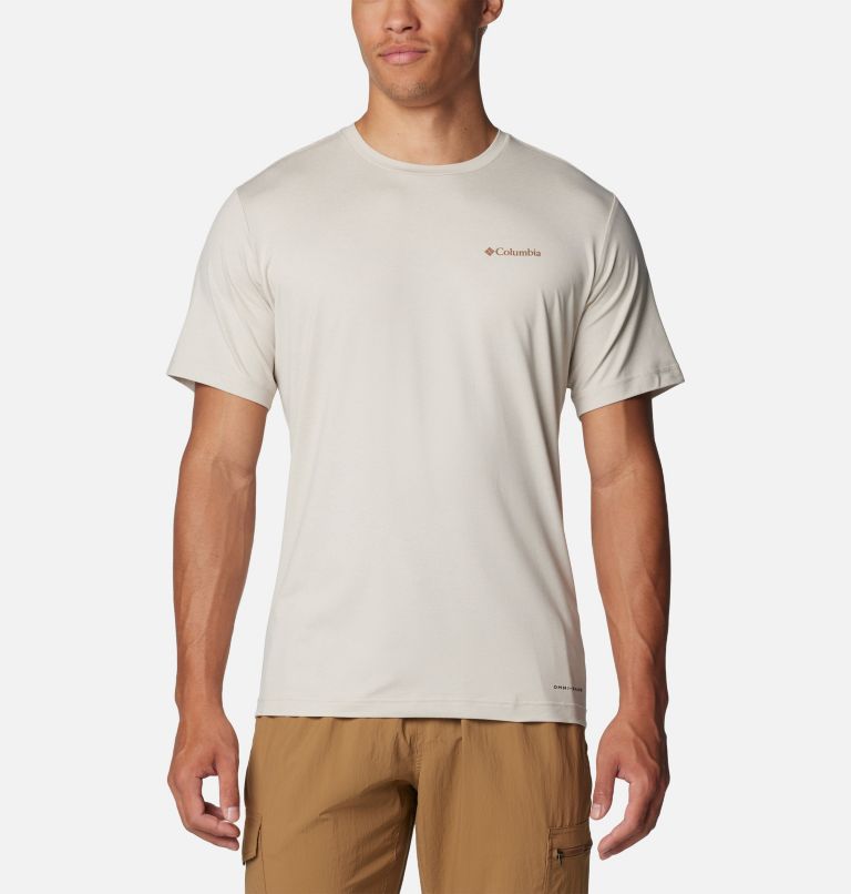 White Men Columbia Kwick Hike™ Technical Graphic T Shirts | 67941842