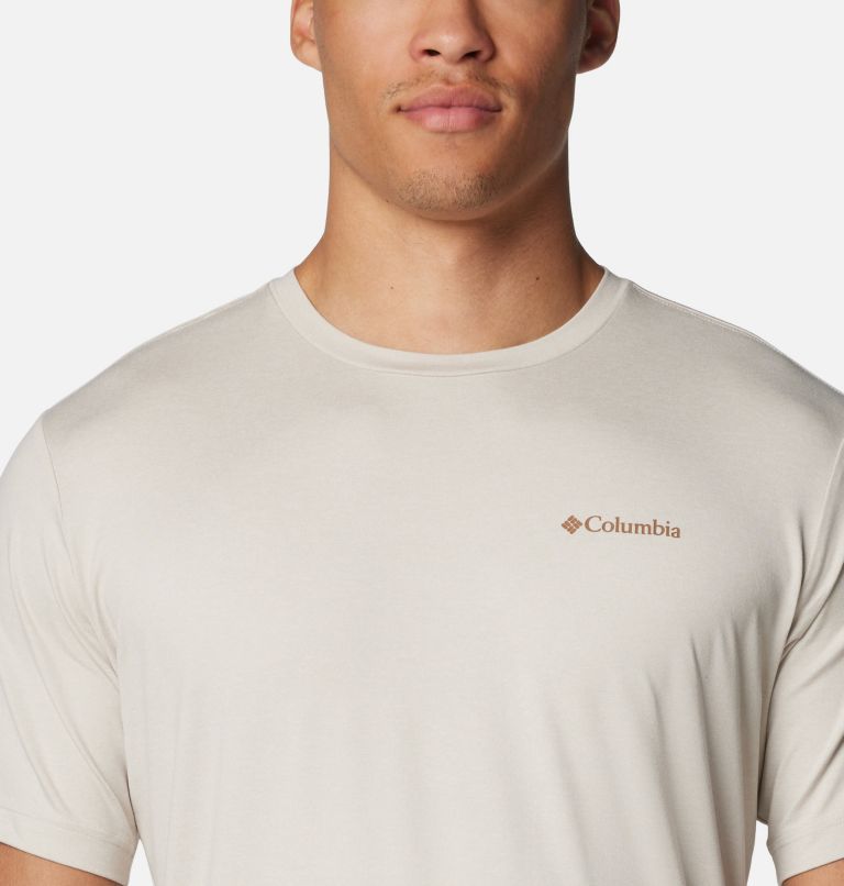 White Men Columbia Kwick Hike™ Technical Graphic T Shirts | 67941842