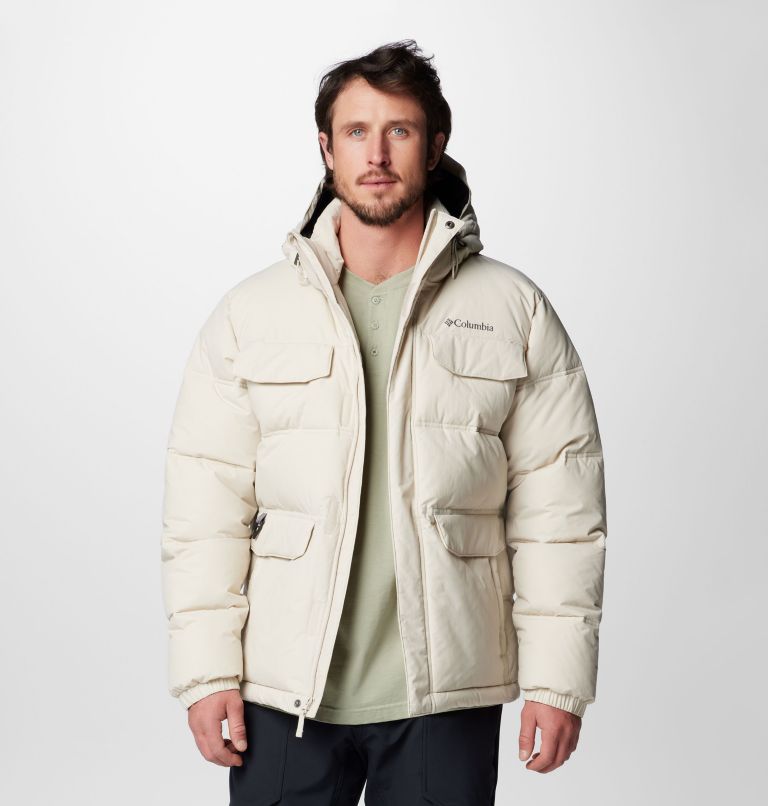 White Men Columbia Landroamer™ Hooded Puffer Jackets | 65931850