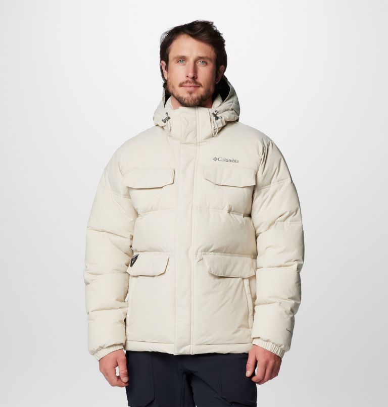 White Men Columbia Landroamer™ Hooded Puffer Jackets | 65931850