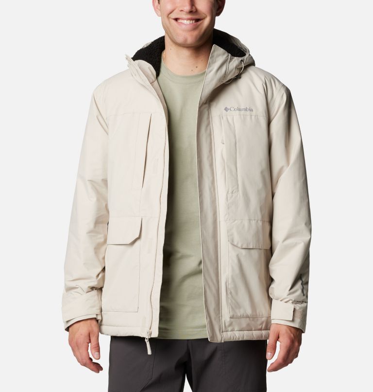 White Men Columbia Landroamer™ Sherpa Lined Waterproof Hooded Jackets | 25935727