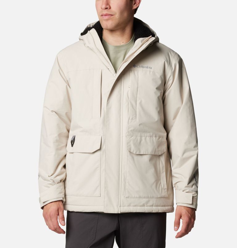 White Men Columbia Landroamer™ Sherpa Lined Waterproof Hooded Jackets | 25935727