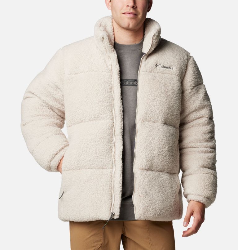 White Men Columbia Puffect™ II Sherpa Puffer Jacket | 93114547