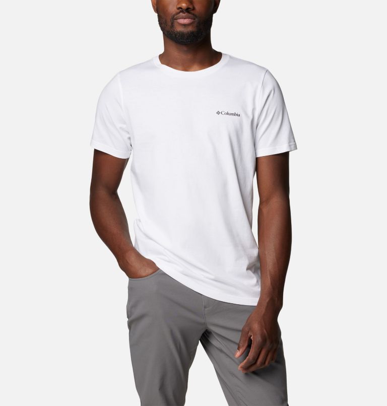 White Men Columbia Rapid Ridge™ II Organic Cotton T Shirts | 22187339