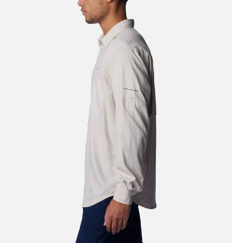 White Men Columbia Silver Ridge™ Utility Lite Shirts | 2937416