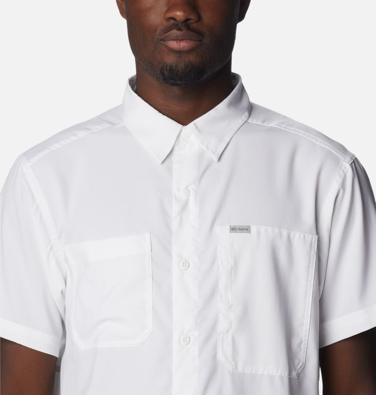 White Men Columbia Silver Ridge™ Utility Lite Short Sleeve Shirts | 29086462