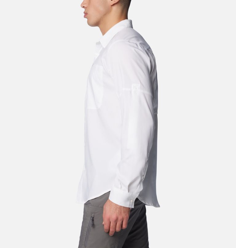 White Men Columbia Silver Ridge™ Utility Lite Shirts | 82181950