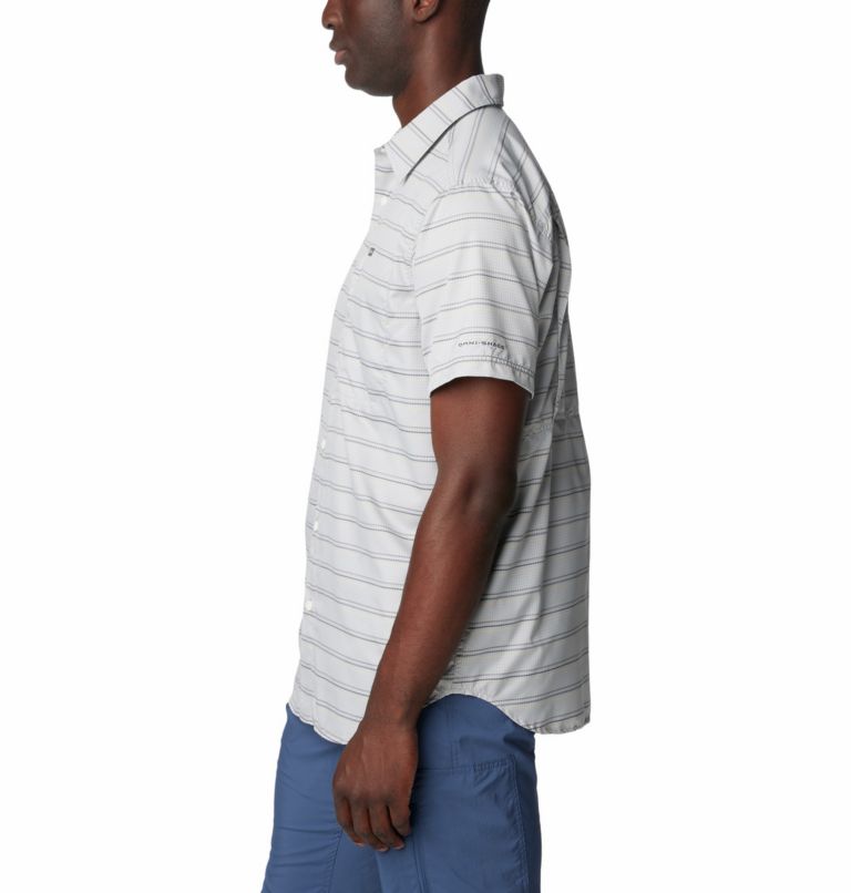 White Men Columbia Silver Ridge™ Utility Short Sleeve Shirts | 49108720