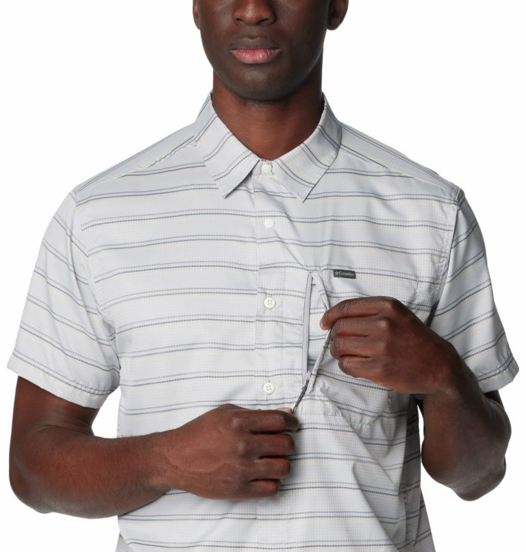 White Men Columbia Silver Ridge™ Utility Short Sleeve Shirts | 49108720