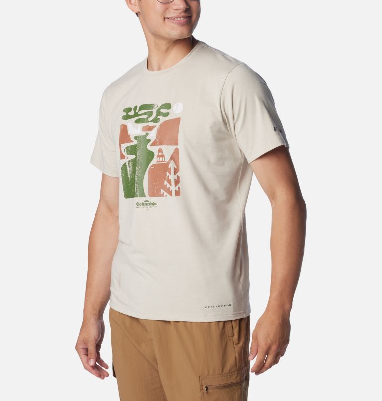 White Men Columbia Sun Trek™ Technical T Shirts | 70135209