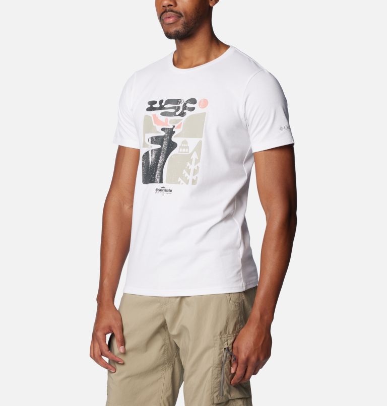 White Men Columbia Sun Trek™ Technical T Shirts | 93420716