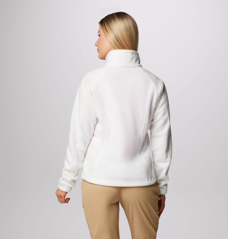 White Women Columbia Benton Springs™ Full Zip Fleece Jackets | 4759486