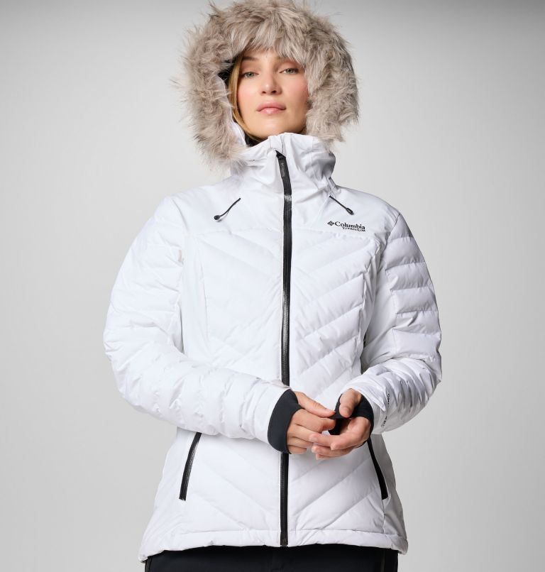 White Women Columbia Bird Mountain™ II Insulated Down Ski Jackets | 59761900