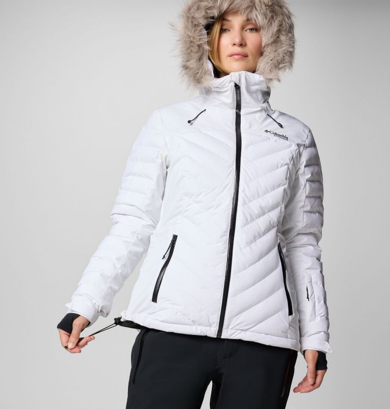 White Women Columbia Bird Mountain™ II Insulated Down Ski Jackets | 59761900