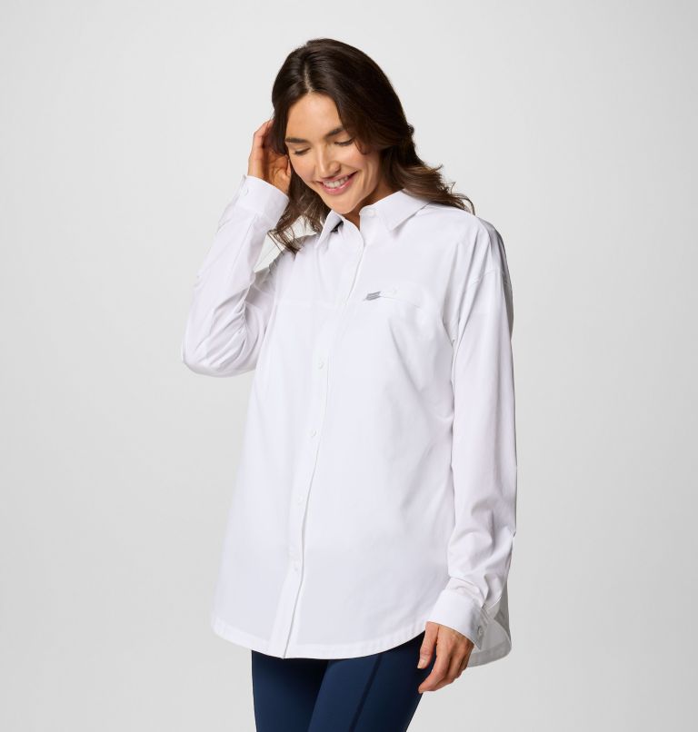 White Women Columbia Boundless Trek™ II Shirts | 19204648